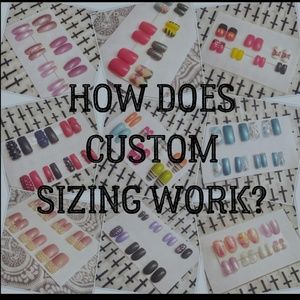 Are you thinking about custom sizing for your set?